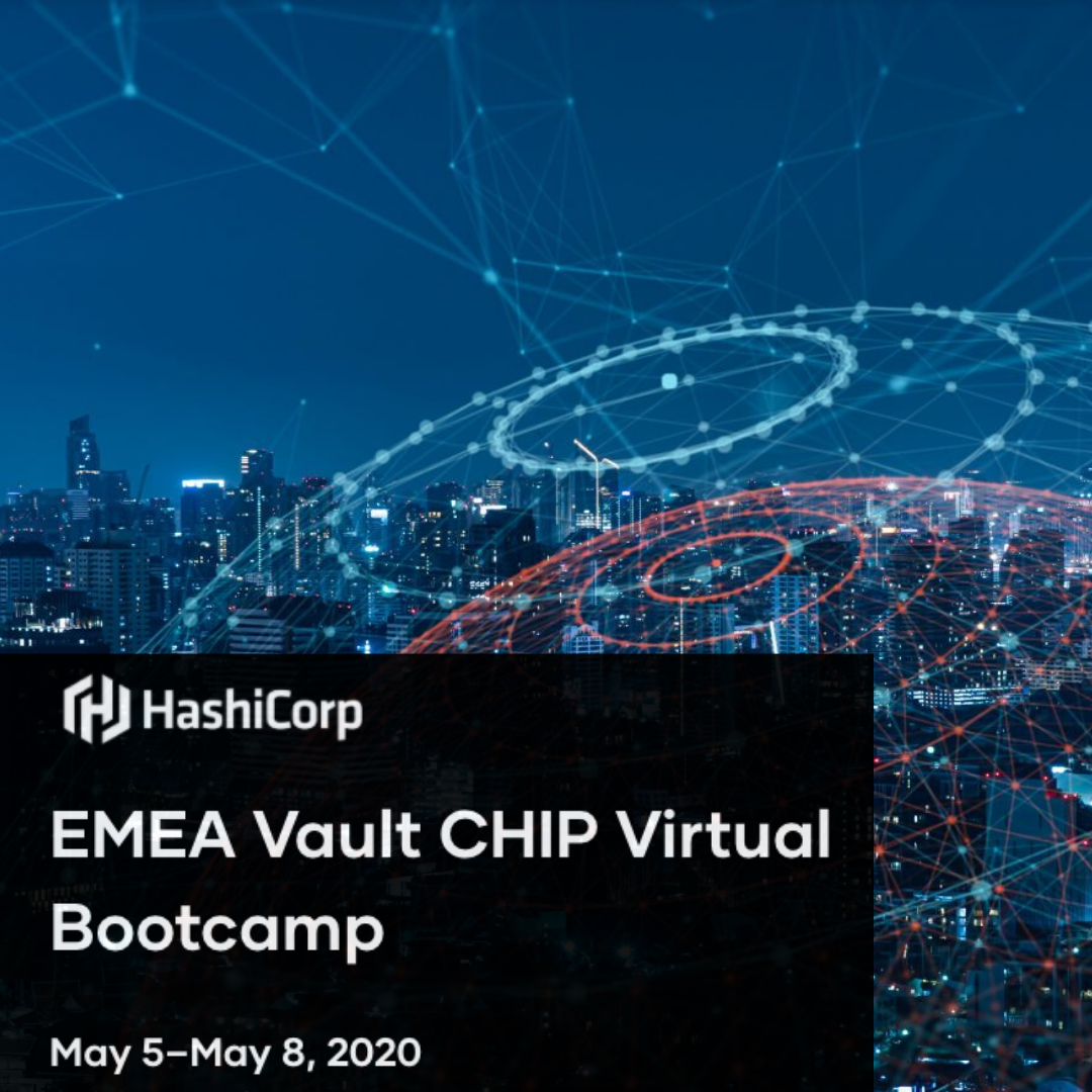 Bitrock DevOps Team joining HashiCorp EMEA Vault CHIP Virtual Bootcamp