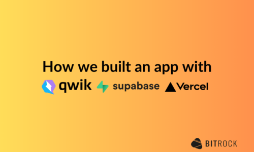 How we built an app with Qwik, Supabase and Vercel