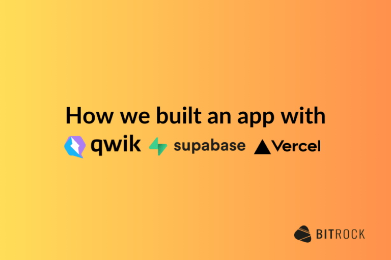 How We Built an App with Qwik, Supabase and Vercel